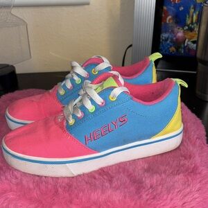 HEELYS Multi Neon The Authentic Wheeled Shoe Neon blue, pink, yellow, a